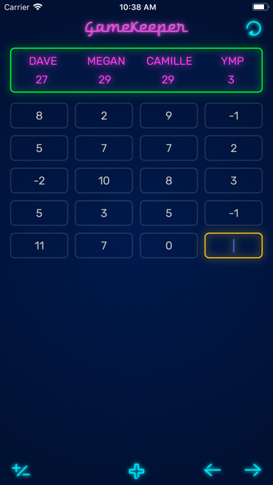 GameKeeper: Easy Scorekeeping screenshot 2