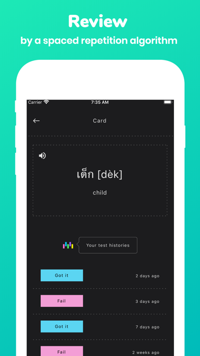 Memorize: Learn Thai Words screenshot 3