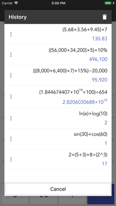 ClevCalc - Calculator screenshot 6