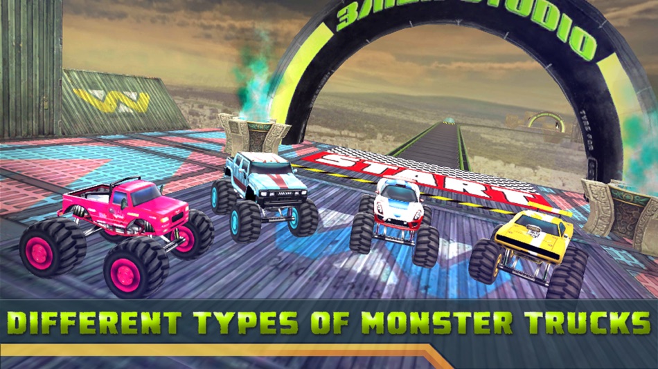 3D Monster Truck Derby Stunt - 1.2 - (iOS)