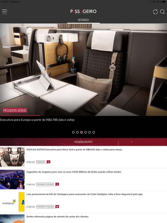 Passageiro de Primeira iPad screenshot 2 - Travel app