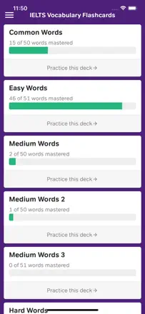 Vocabulary Flashcards: Screenshot 1 von 3
