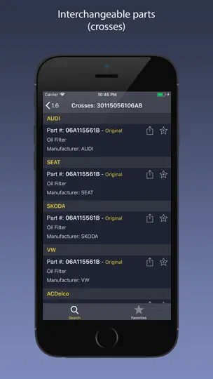 AutoParts For Audi Cars iPhone Ekran Görüntüsü 5