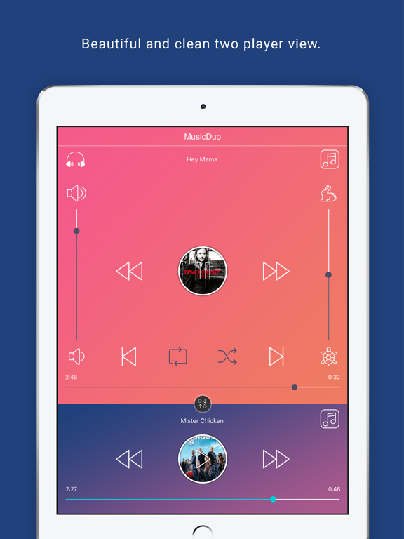 Screenshot #4 pour MusicDuo : Dual Songs Player