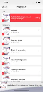 Radio Echo Evangelique screenshot #2 for iPhone