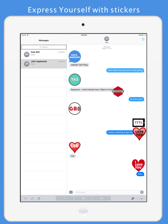 Screenshot #4 pour Express Yourself Stickers