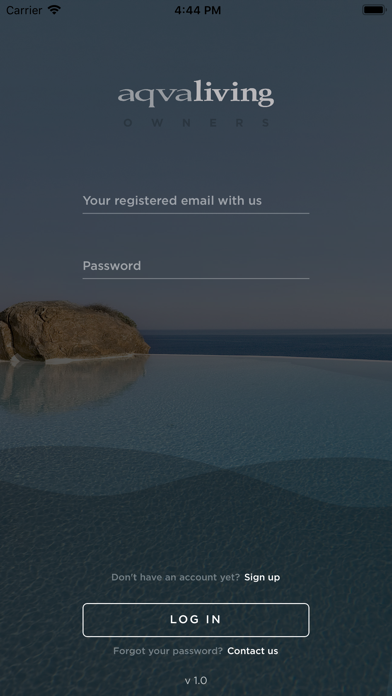 Screenshot #1 pour Aqualiving Owners' App