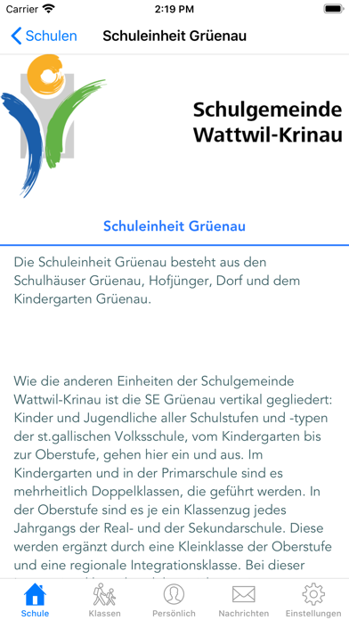Schule Wattwil-Krinau Screenshot