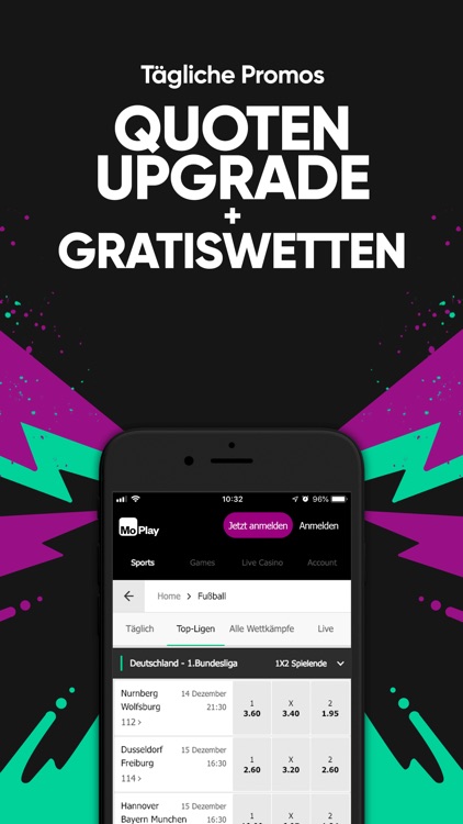 MoPlay: Die Sportwetten App