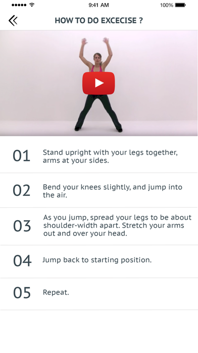 homes Workout For Women iPhone screenshot 3 - Sports app