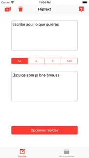 texto al reves - flip text iphone capturas de pantalla 1