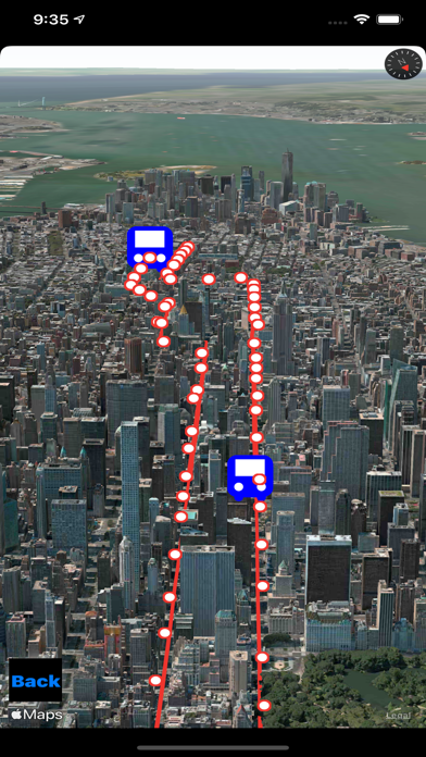 Bus NYC in 3D City View Lite screenshot 2