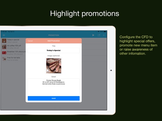 Screenshot #5 pour ClickPOS - Display