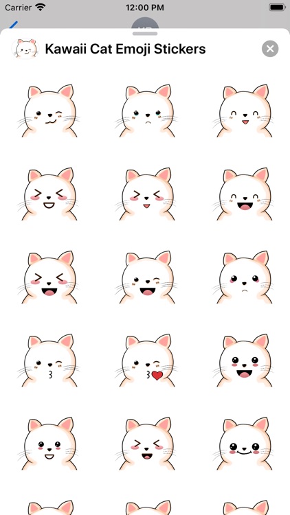 Cat Emoji & Stickers - Kawaii
