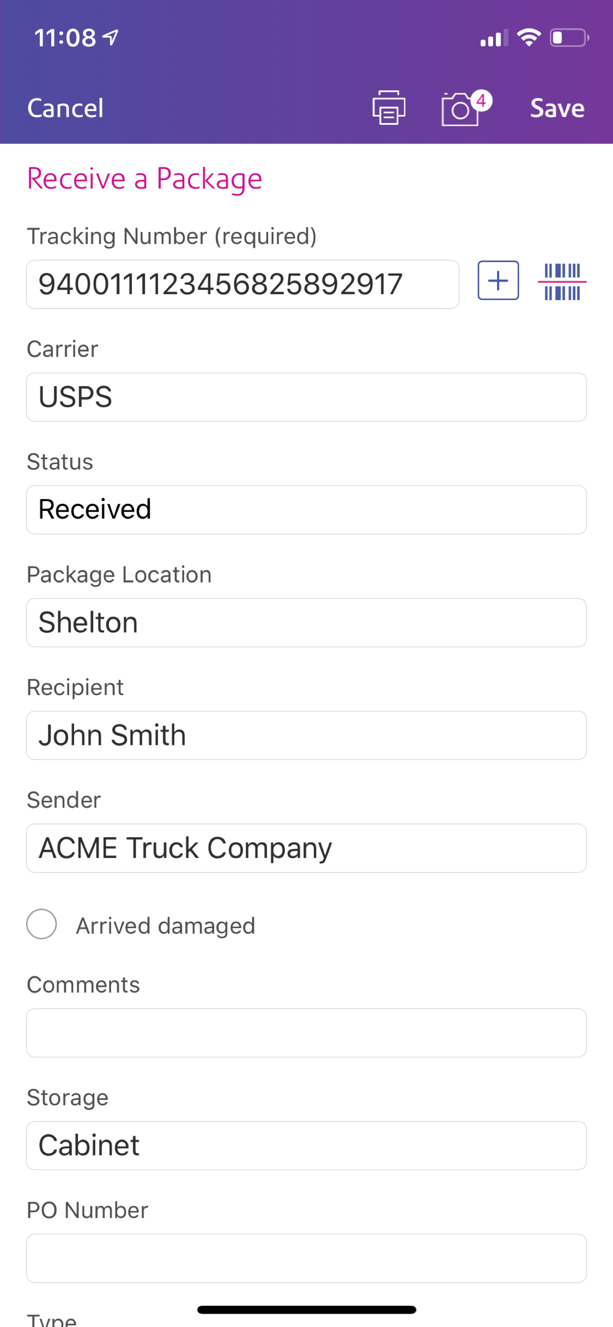 SendSuite® Tracking Online