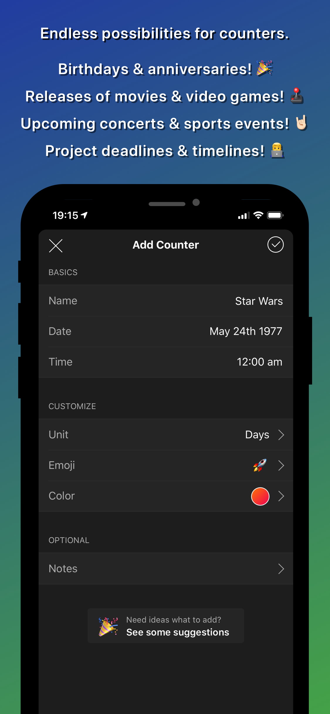 Yonks – Day Counter screenshot 3