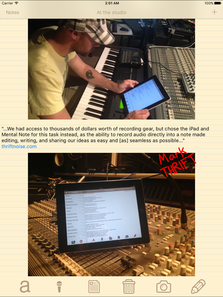#3. Mental Note for iPad ๛ (iOS) Podle: Zymbiotic Technologies