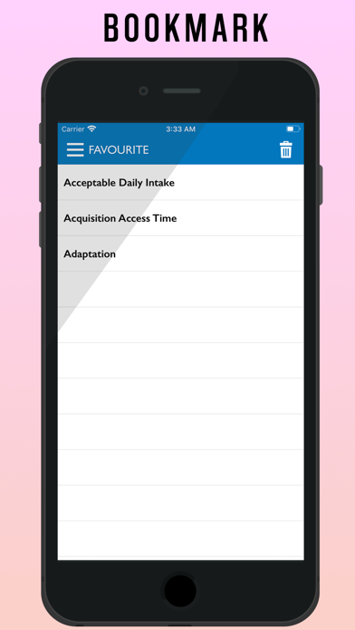 Pathology Dictionary Pro iPhone screenshot