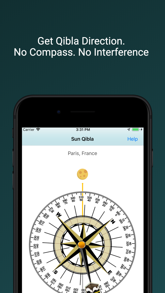 #4. Sun Qibla (iOS) Podle: Alfan Nasrulloh