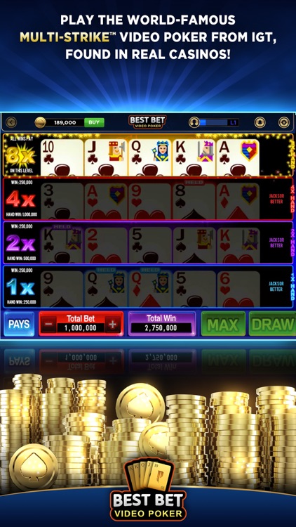 Best Bet Video Poker|50+ Games