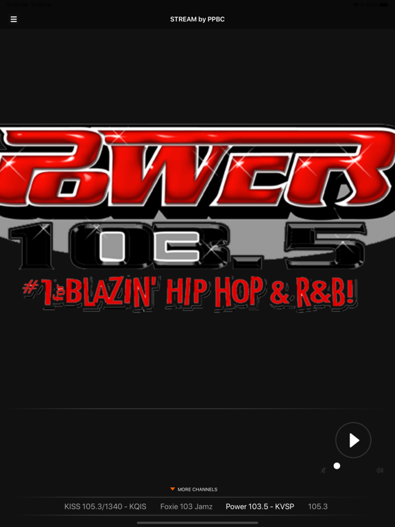 STREAM by PPBC iPad screenshot 2 - Music app