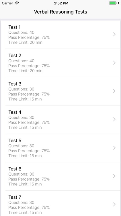 Verbal Reasoning Tests