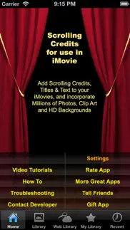 scrolling credits iphone screenshot 1