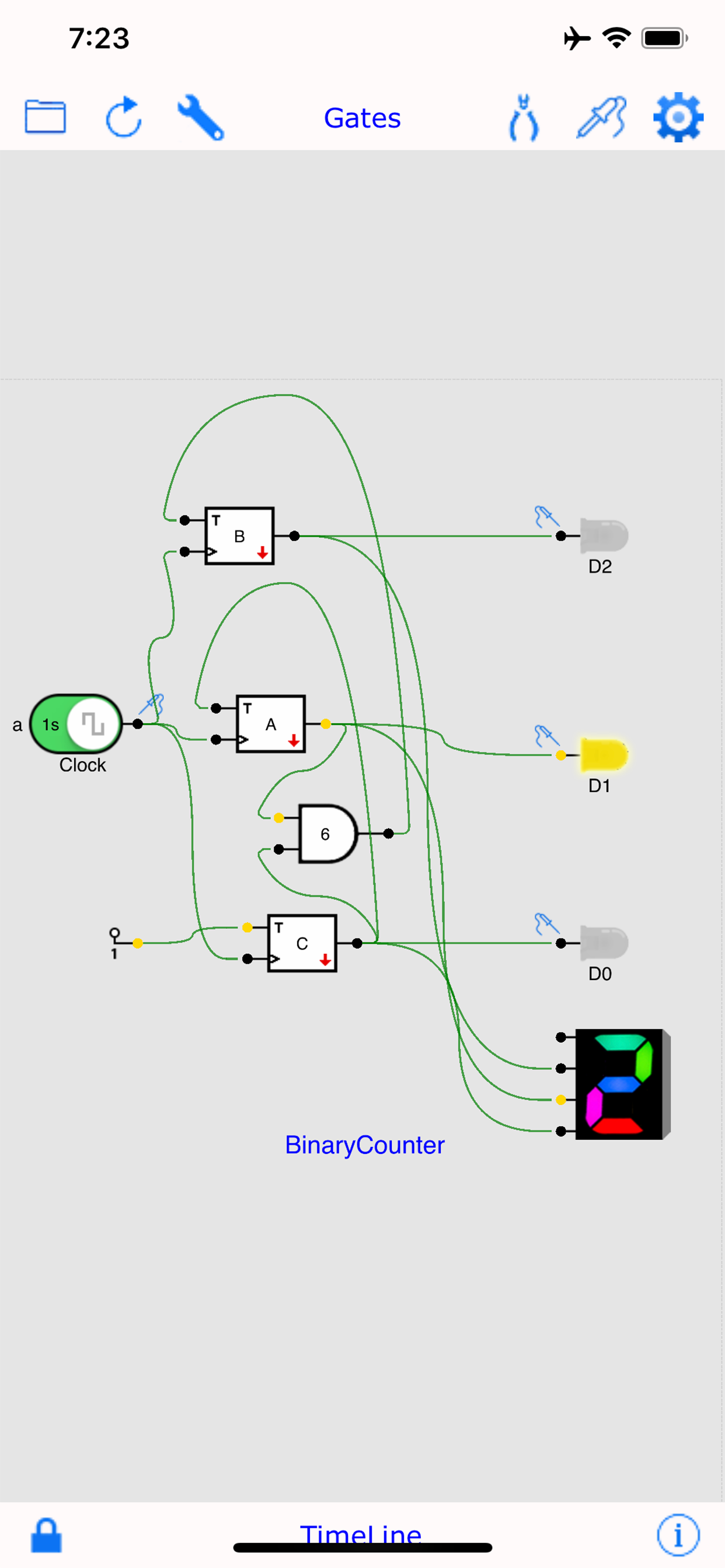 Digital Gate Circuit Simulator
