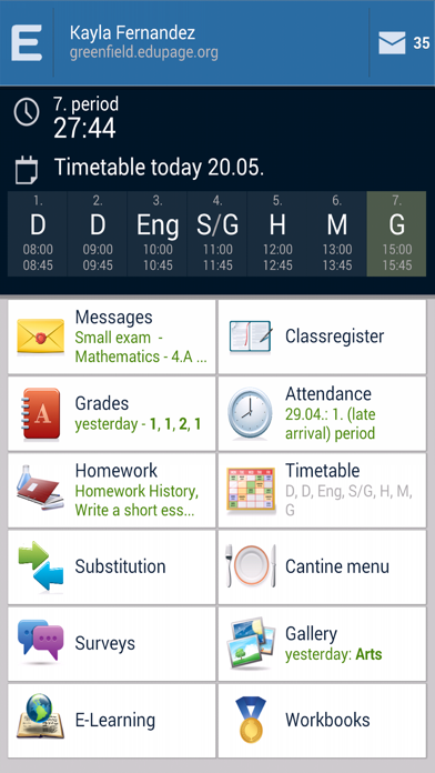 EduPage Screenshot