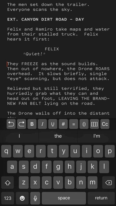 Slugline: Simply Screenwriting Screenshot