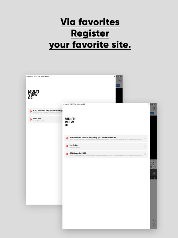 Screenshot #5 pour Multi View - Dual web browser