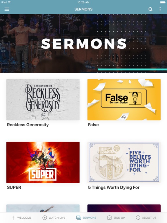 FIRST WACO iPad screenshot 3 - Lifestyle app