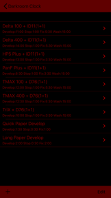 Darkroom Clock screenshot
