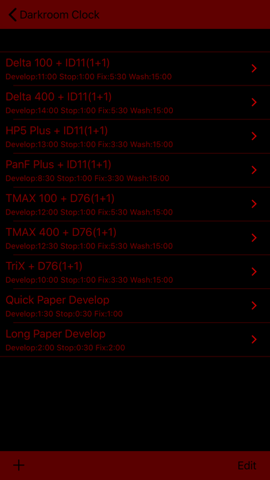 Darkroom Clock screenshot 2