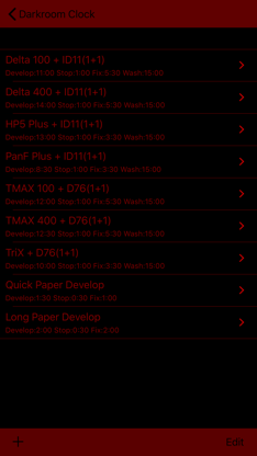 Darkroom Clock screenshot 2
