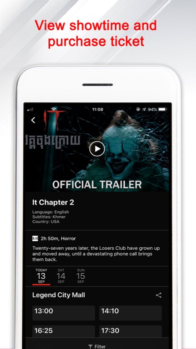 Legend Cinema by Legend Cinema (iOS, United States) - SearchMan App Data &  Information