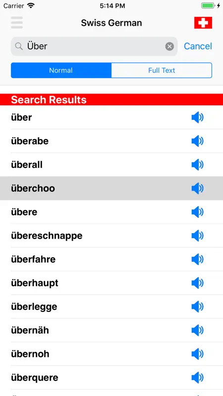 Swiss German Dictionary screenshot 5 of 7