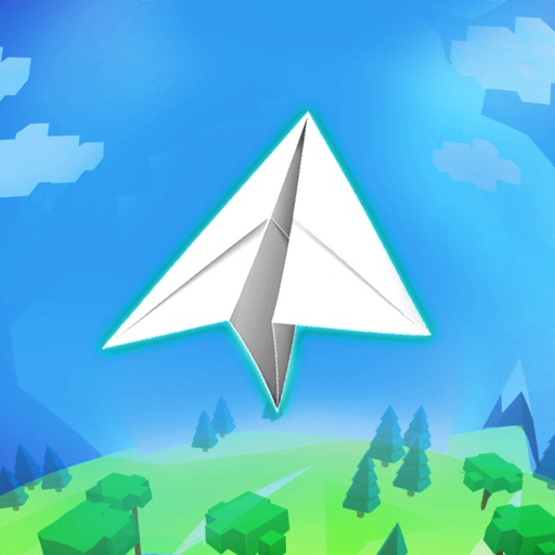 Paper Plane Planet Icon