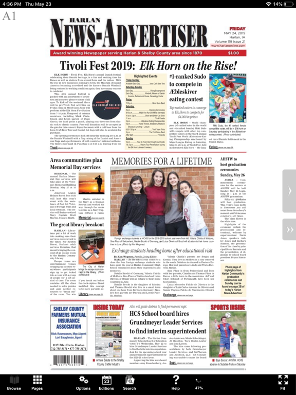 Screenshot #4 pour Harlan Newspapers E-edition