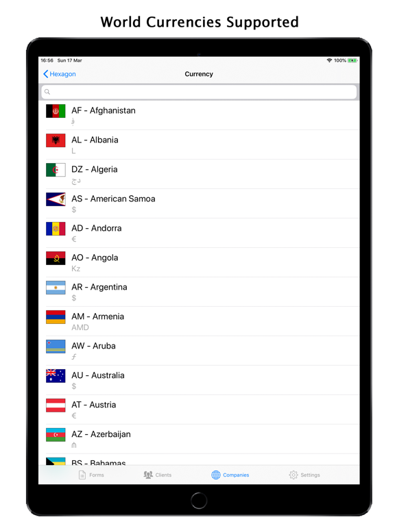 Easy Invoice Pro - PDF export iPad screenshot 7 - Business app