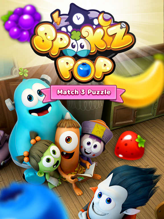 Screenshot #4 pour SPOOKIZ POP - Match 3 Puzzle