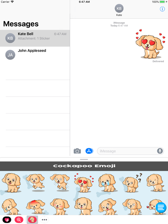 Screenshot #4 pour Cockapoo Emoji
