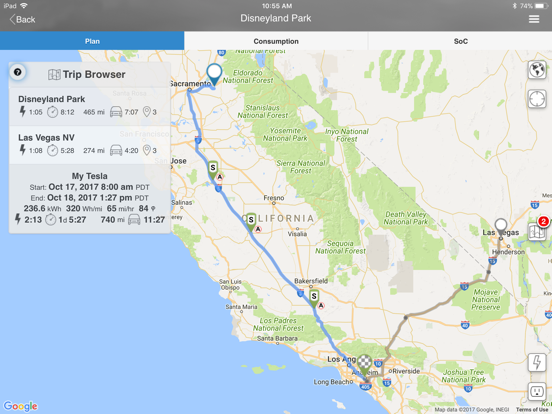 Screenshot #5 pour EV Trip Optimizer for Tesla