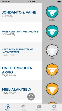 Game screenshot Unettomuuden nettiterapia apk