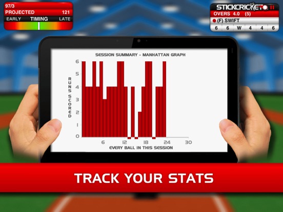 Stick Cricket Classic iPad app afbeelding 5