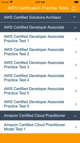 Game screenshot AWS Cert Practice Tests apk
