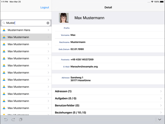 Screenshot #4 pour oMS mobile