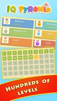 iq pyramid - brain puzzle game iphone screenshot 1