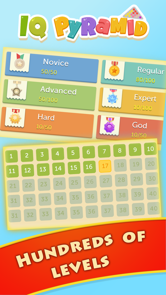 #1. IQ Pyramid - Brain Puzzle Game (iOS) 来自: puzzle games for free