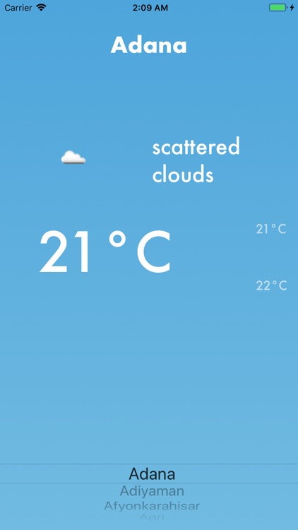 Minimalist Hava Durumu